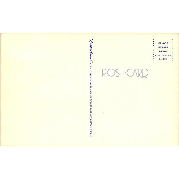 Covered Bridge Postcards Vermont Bath Towel Travel Unposted Red Wood Park Vintag - Picture 2 of 2